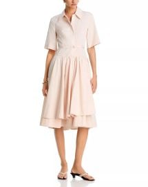 Short Sleeve Belted Dress at Bloomingdales